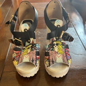 Nichole Lee High Heel Sandals; Super Funky & Fun!!